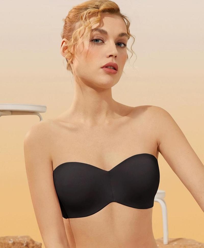 Strapless Backless Bra with Underwire – Non-Slip Support