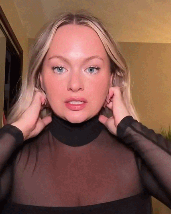 Sheer Mesh Turtleneck Shapewear Top - Long Sleeve Ruched Fit
