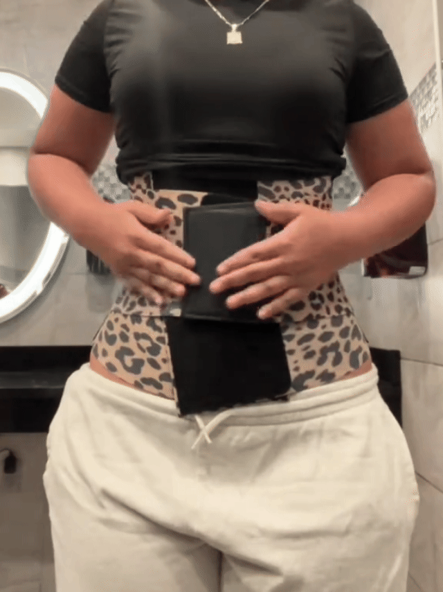 Triple Wrap Adjustable Waist Trainer Belt for Workouts