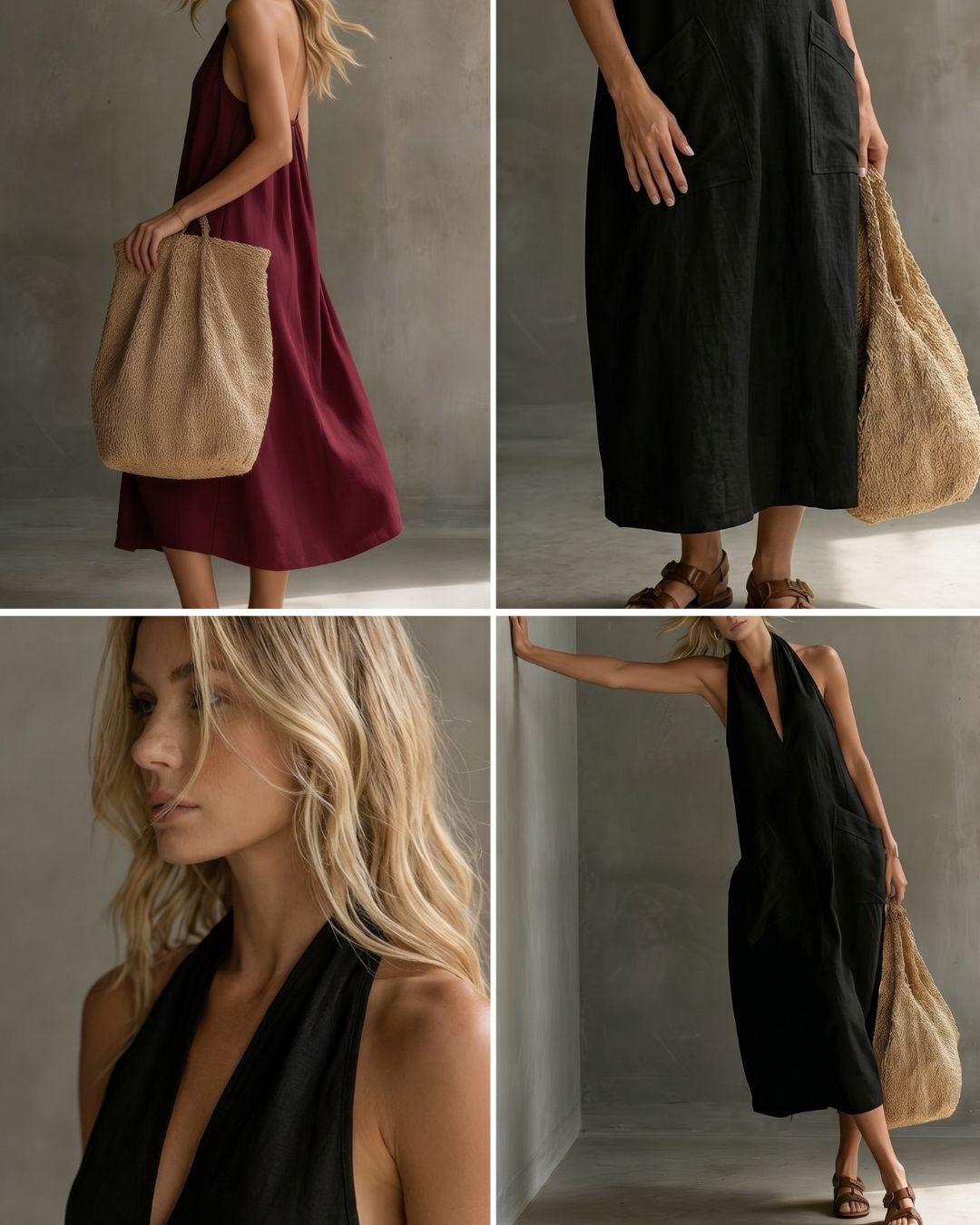Halter Maxi Dress – Flowing A-Line Silhouette