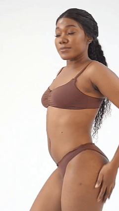 Lace Ruched Panties – Feminine French-Inspired Briefs