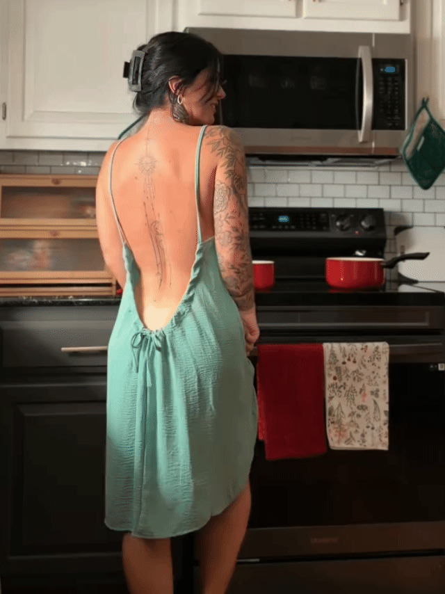 Backless Crinkle Texture Beach Cover Up Dress | Flowy Slip