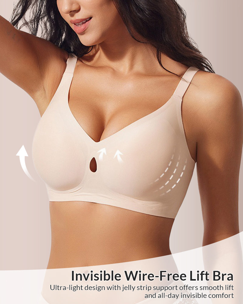 Jelly Support Seamless Minimizing Bra – Wire-Free Lift